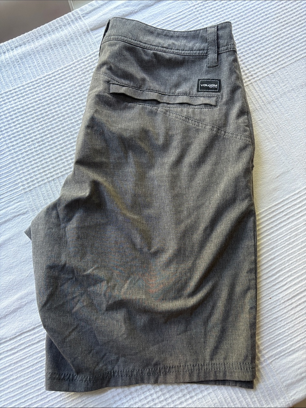 Volcom Charcoal Gray Men's Casual Shorts